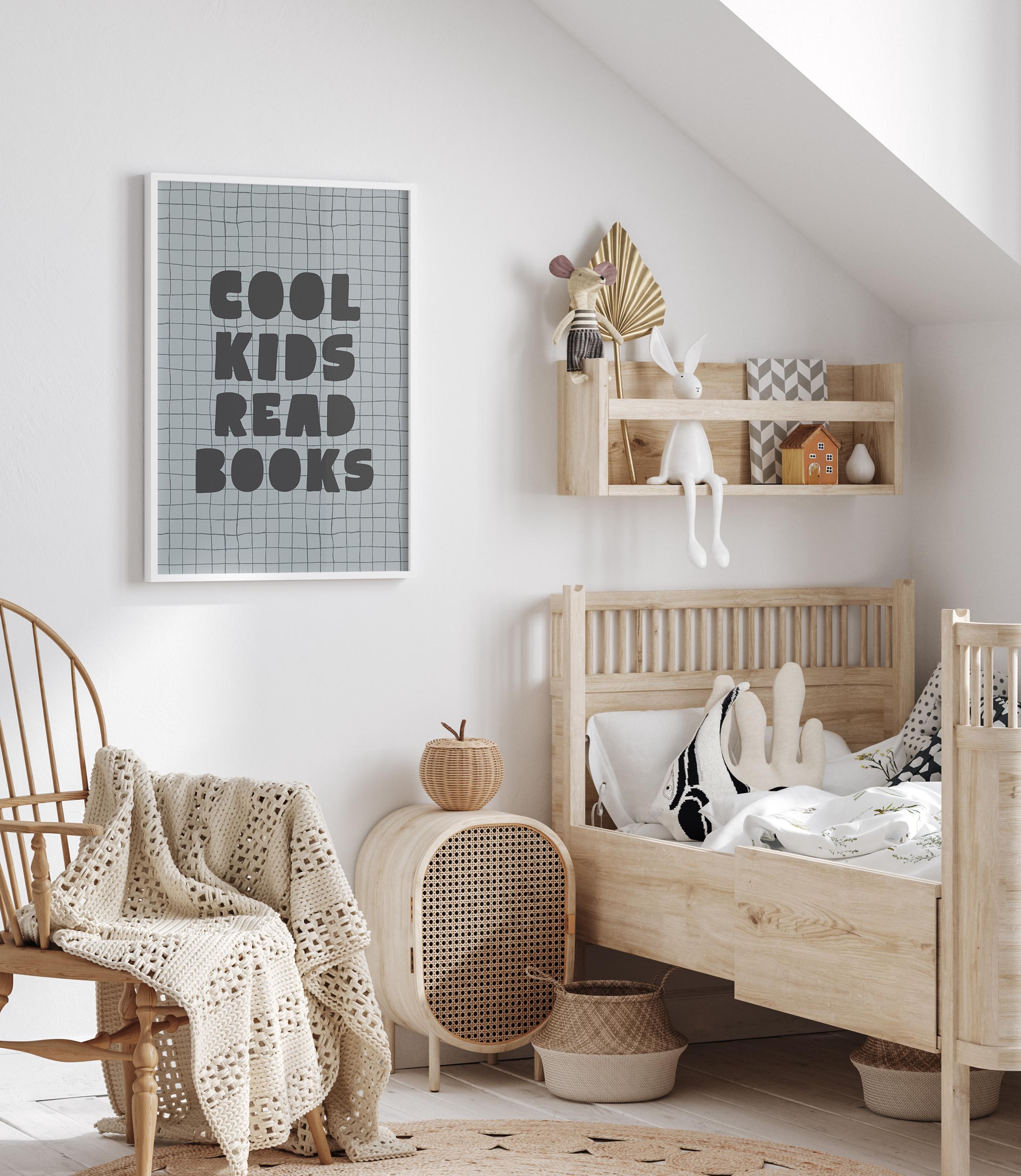 Whimsical Kids Montessori Reading Corner Wall Art Decor Eclectic Wall ...