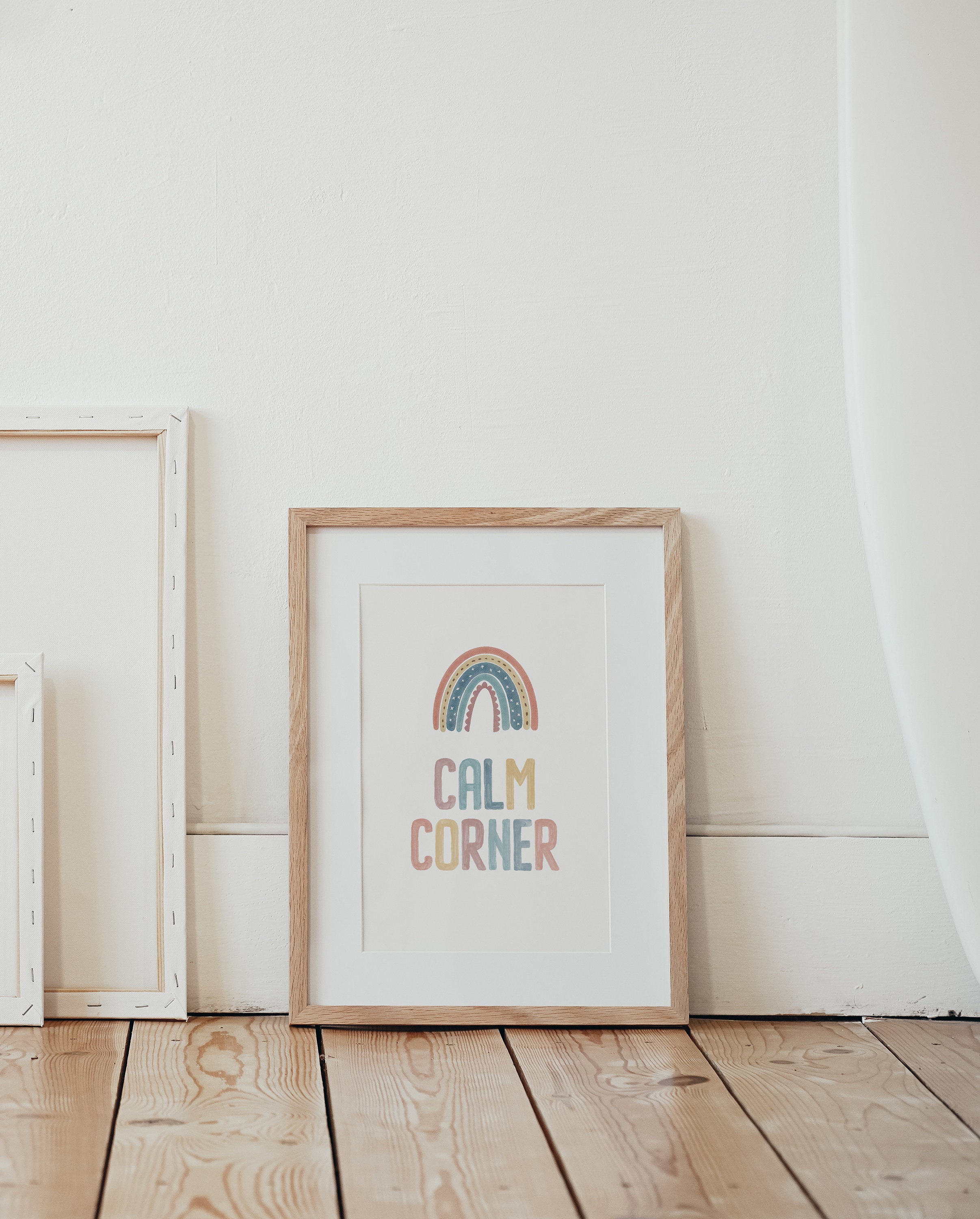 Rectangular Calm Signs Calm Corner Printable Art Mindfulness Calm Corner Sign Wall Art Create ...