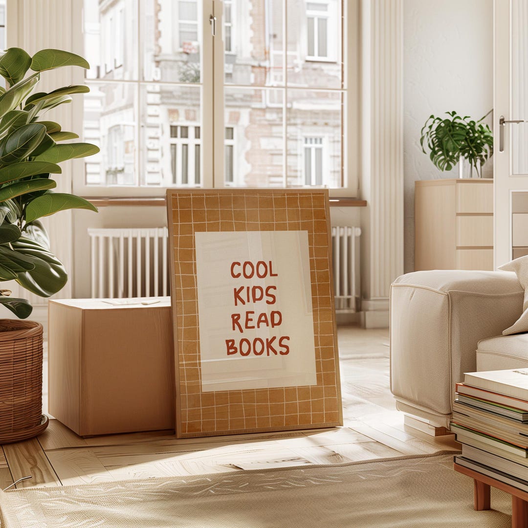 Reading Corner Wall Art Decor Eclectic Wall Art Decor for Reading ...