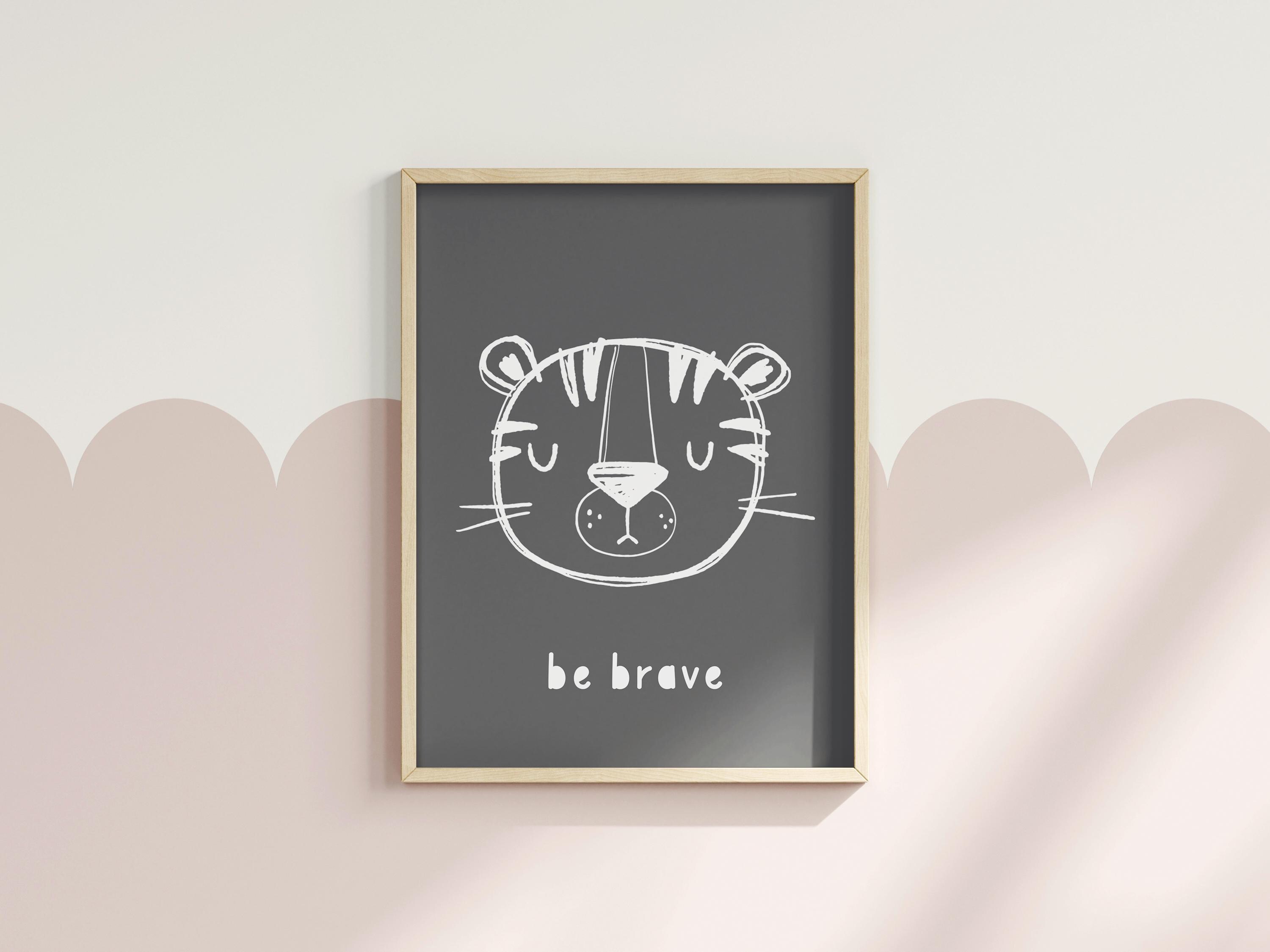 Woodland Animals Tribal Wall Art Set - 6 Prints, 8x10 Inch, Deer, Bunny, Bear, Fox, Raccoon, Owl - View #8
