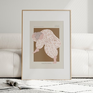 Abstract Woman Wall Art People Mid Century Modern Art