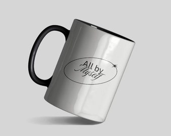 All by Myself Coffee Mug - Black Handle