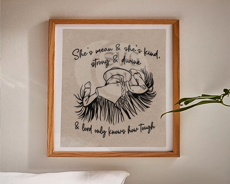 Zach Bryan Lyrics/ Cowgirl Svg Png / Zach Bryan Svg / Zach Bryan Png