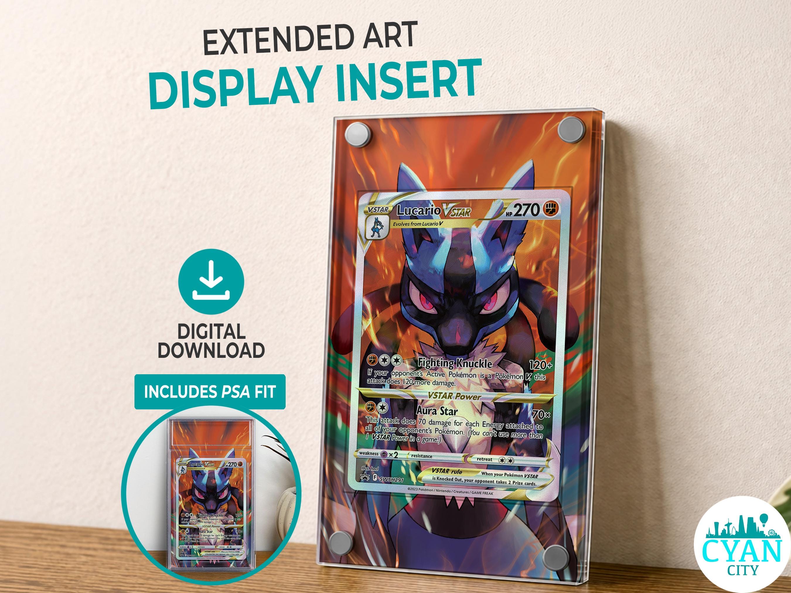 LUCARIO VSTAR SWSH291 Promo | Extended Art Display Frame