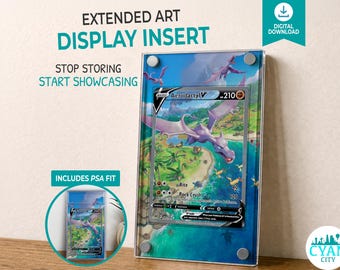 Lost Origin 180/196 AERODACTYL V Extended Art Display Frame | Pokémon Card Printable Insert