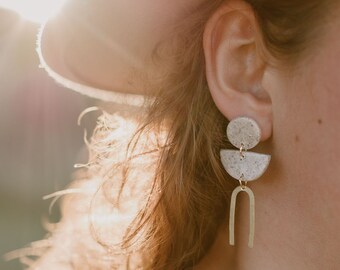 Sand + Stone Earrings