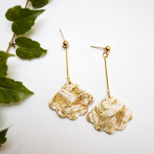 We are Golden Pendulum Earrings image 1