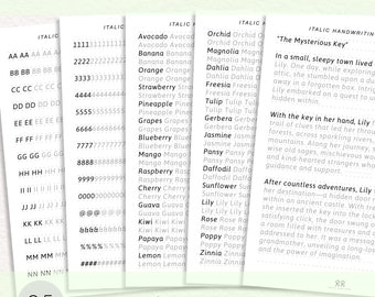 Italic Handwriting Practice Worksheet: ABC Tracing (Printable A4)