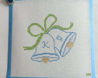Wedding Bells Hand-painted Needlepoint Canvas