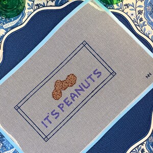 It&#39;s Peanuts hand-painted needlepoint canvas