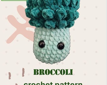 Broccoli-virkmönster utan sömnad