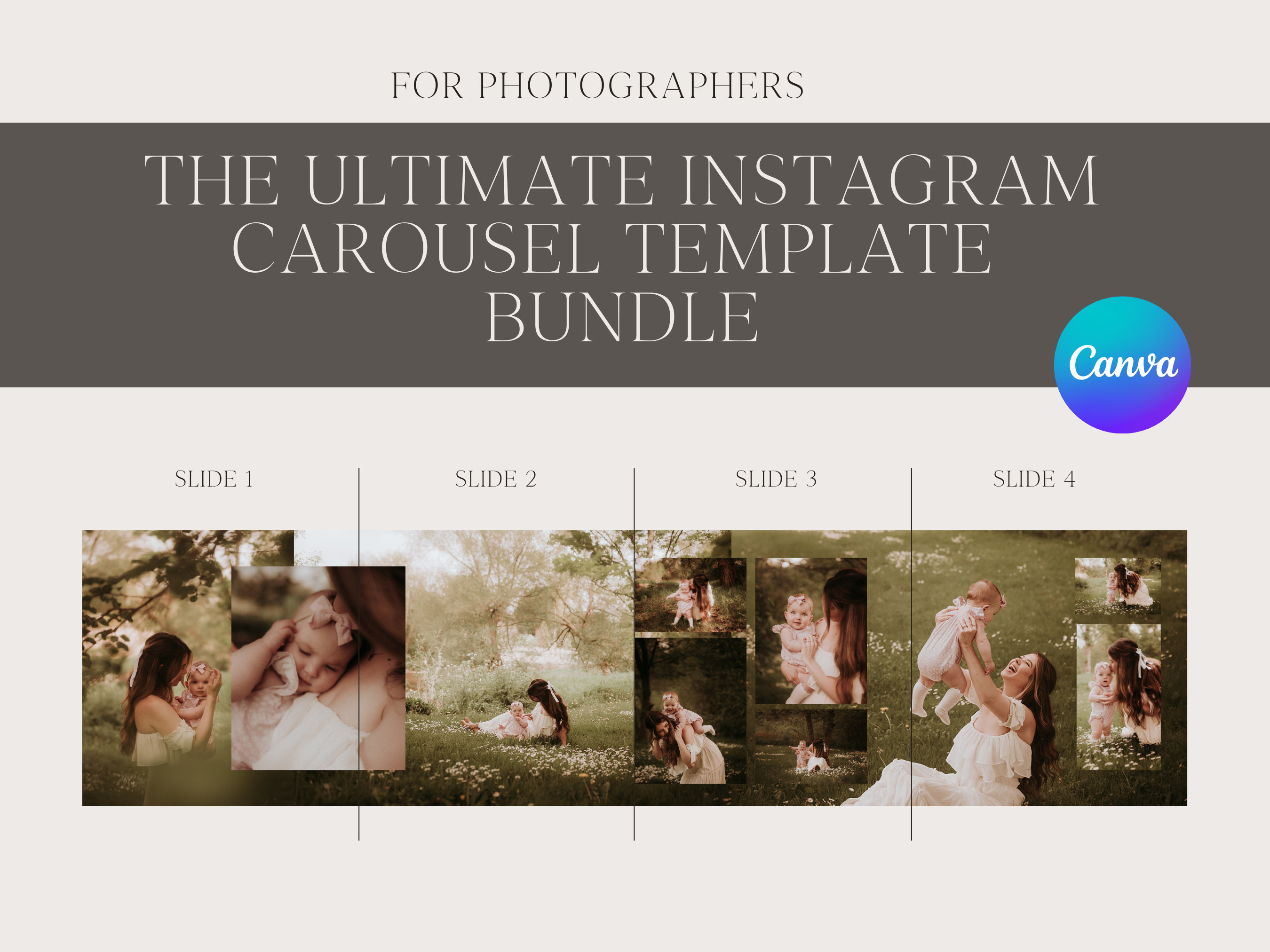 Ultimate Carousel Design Ultimate Instagram Carousel Bundle | Social Media Editable Canva ...