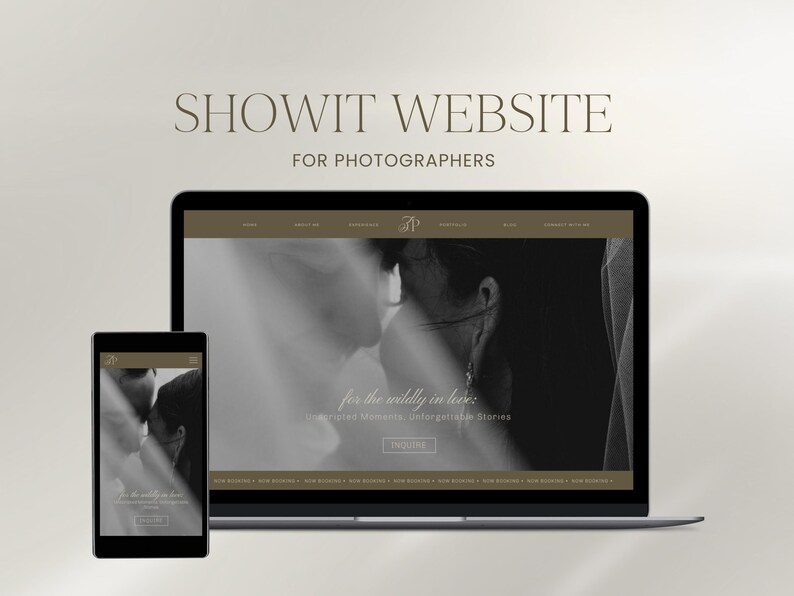 Fotograf Website Vorlage, Showit Website Vorlage, Showit Website Vorlage für Fotografen, Fotografie Website, Showit Website Design Bild 5