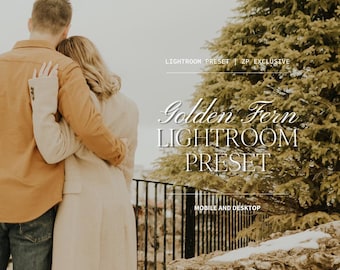 Lightroom Preset Golden Fern | Lush Warmth, Golden, Natural Depth | Mobile & Desktop (XMP)