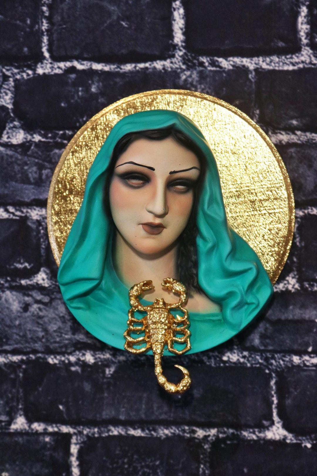 Our Lady Of The Desert Scorpion Gothic Halo Wall Sculpture Etsy Our Lady Of The Desert Scorpion Gothic Halo Wall Sculpture Etsy