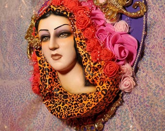Scorpio Sacred Heart • One-of-a-Kind  Wall Art