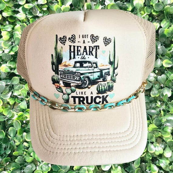 Custom Country Trucker Hat, Personalized Hat With DTF Transfer