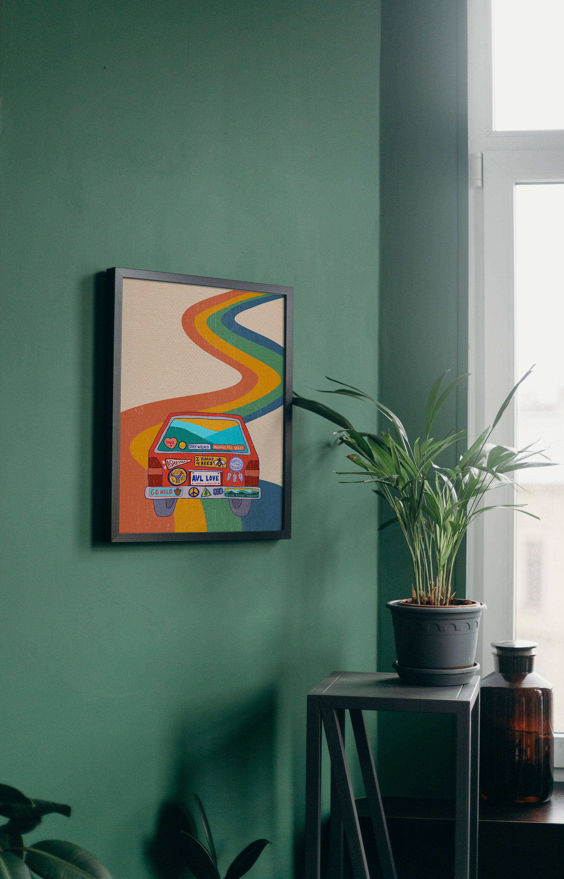 Retro 70s Posterindie Room Decorhippie Wall Artgroovy - Etsy