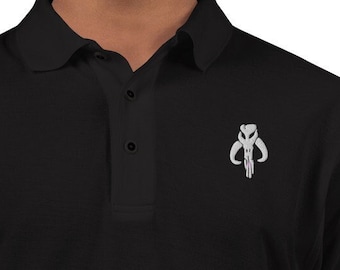 Boba Fett Crest Mythosaur, Que la course soit avec vous, polo inspiré du golf Star Wars, logo