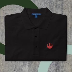 Besticktes Star Wars Rebellen Symbol Poloshirt: Jeden Tag tragen und perfekt für Disney Parks
