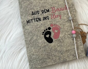 Maternity passport cover from the womb