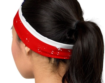 Stars And Stripes Headband, Keep fit  headband yoga headband , sports band