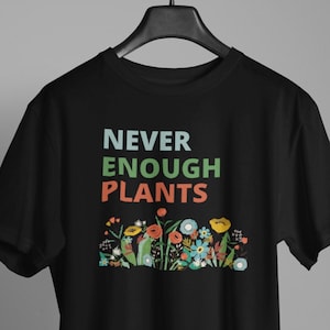 Plant Lover T-Shirt - Gardening Gift, Botanical Design Tee for Gardeners, Plant Mom/Dad, Rare Houseplant Enthusiast, Greenhouse Gardener