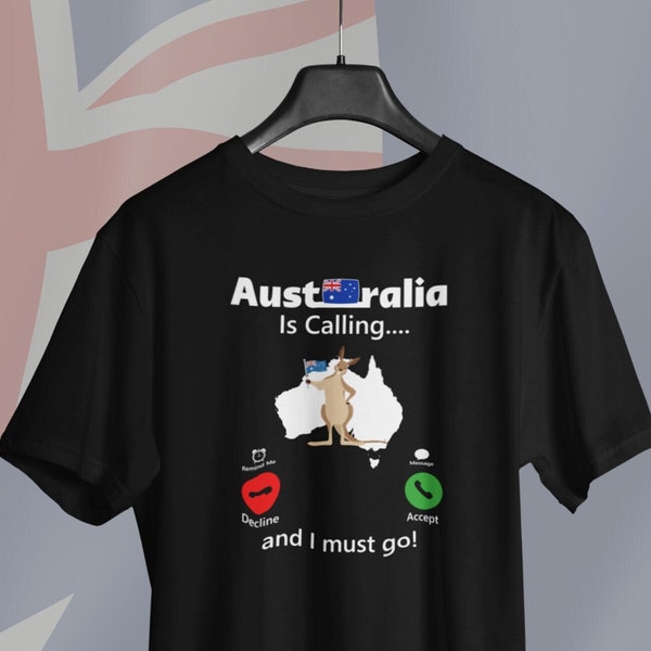 Australia T-Shirt - Funny Aussie Travel Adventure Tee, Perfect Emigration Gift, Kangaroo & Outback Themed Apparel, Unique Melbourne Sydney