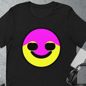 Acid house smiley face t shirt festival summer rave t shirt Original inspired design smiley face