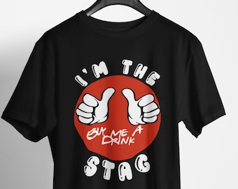 Funny Stag Do T-Shirt: Groom Bachelor Party Tee