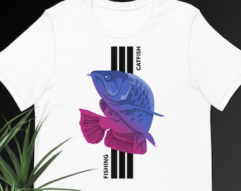 catfish T shirt - fishing Fan T shirt - catfish men - catfish woman custom print unisex t shirt