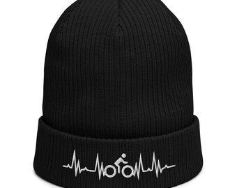 Sombrero de ciclismo - amor Sombrero de gorro bordado de ciclismo - un gran regalo de cumpleaños o Navidad / regalo para alguien que ama el ciclismo