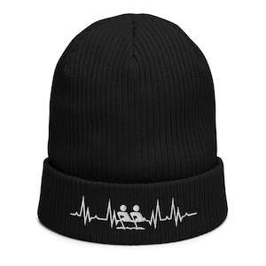 Rowing Hat  - love Rowing Embroidered Beanie Hat - a great birthday or Christmas present  / gift for Someone who loves Rowing
