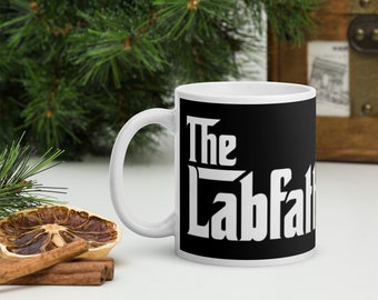 Labrador Mug - Lab Father Coffee mug , LabFans coffee mug - a Great Birthday or Christmas Gift for a Labrador father