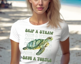Camisa de tortuga, Save A Turtle Shirt, Cute Turtle Tees, Love Turtle Shirt, Sea Turtle Shirt, Beach Life Shirts, Summer Shirt, Adventure T-Shirt