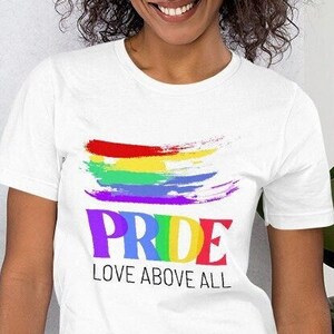 Gay Pride T-Shirt - Rainbow Logo | Gay pride | Proudly display your gay pride!