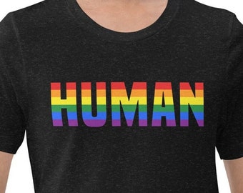 Pride T-Shirt - Unisex Rainbow Fist Logo LGBTQ Flag Tee | Gay Pride Gift | Pride Week/Month Shirt Unisex t-shirt Unisex t-shirt