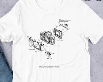 Camera T Shirt - Gift for a Photographer-Photograph Lover T Shirt, Photography Shirts, Camera Tee, Camera Lovers T-Shirt,
