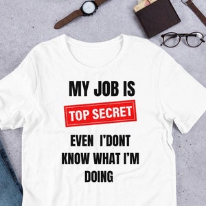 面白いクリスマスTシャツ大人用面白いクリスマスTシャツ - 素晴らしい面白いクリスマスギフト / 面白い仕事用トップシークレットTシャツオフィスパーティーTシャツ