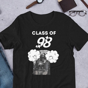 Steam Engine enthusiasts printed custom t shirt class  98 steam Engine custom t shirt gift for a Steam Engine Fan