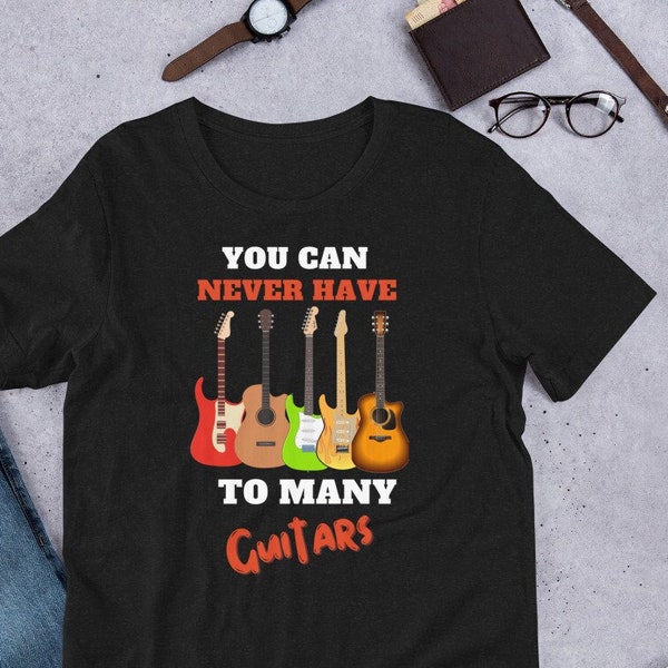 Guitar T Shirt Etsy