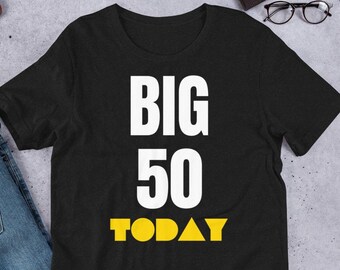 Camisas de 50 cumpleaños - Camiseta para hombre - Una camisa única de 50 cumpleaños, el regalo ideal para un hito de 50 cumpleaños: camisetas divertidas de 50 años para chicos