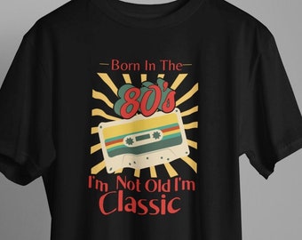 Retro 80s T-Shirt: Nostalgic Birthday Gift