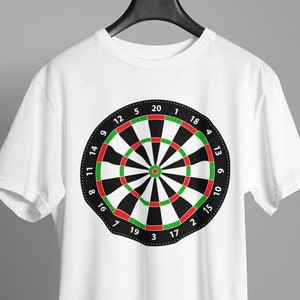 Darts Bullseye Board Arrow Games Target Dart Player T-Shirt Darts competition shirt
