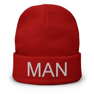 MAN Manchester Airport Code Mütze - Bestickte Mütze für Plane Spotters & Flughafenarbeiter - Perfektes Geschenk für Ihn Bestickte Mütze