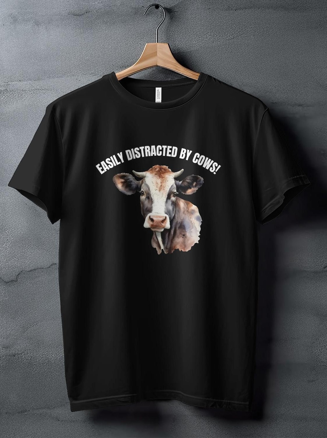 Cow Funny Tshirt Easily Distracted By Cows Cow Funny Tshirt Easily Distracted By Cows