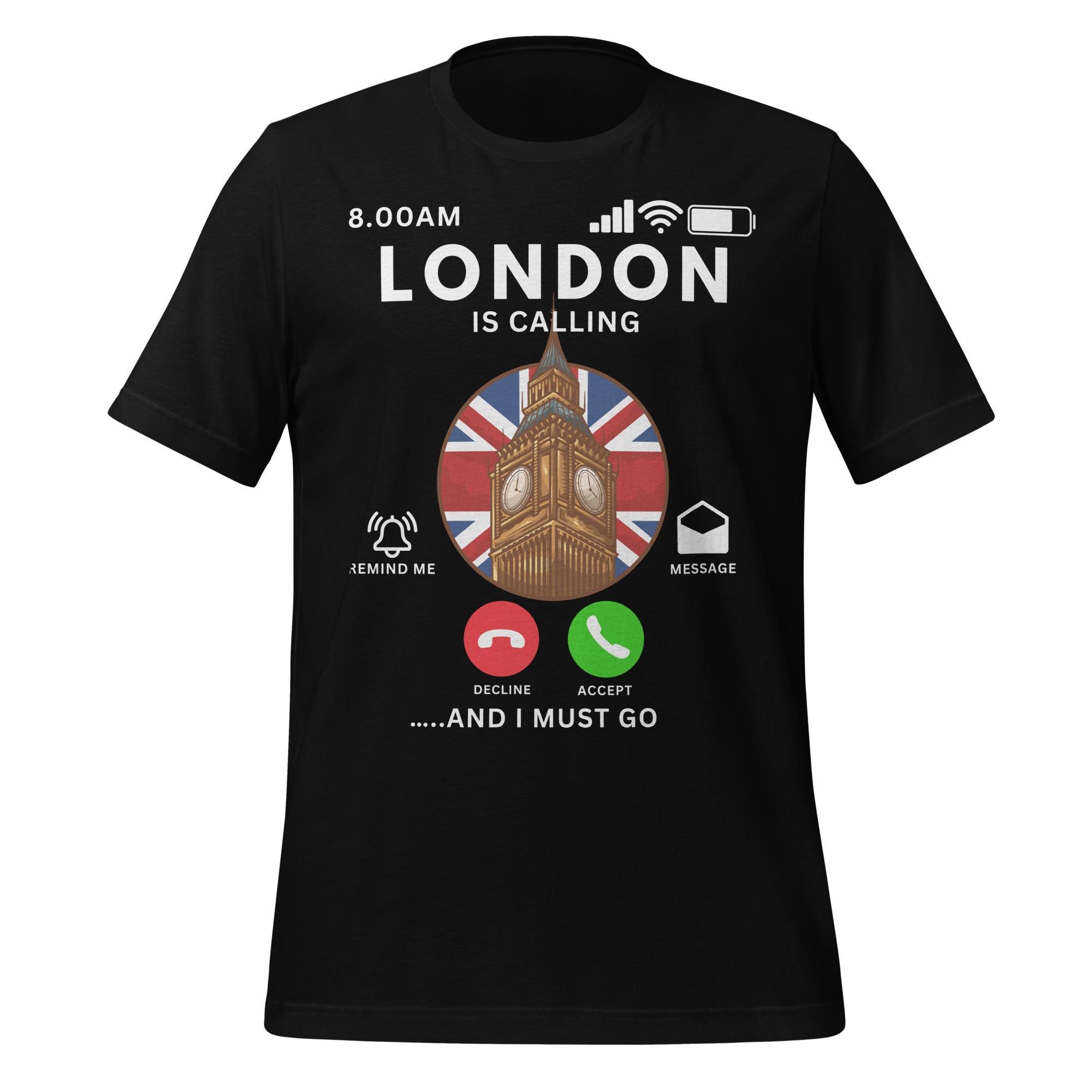 ロンドン ビッグベン グラフィック T シャツ - イギリス旅行のお土産