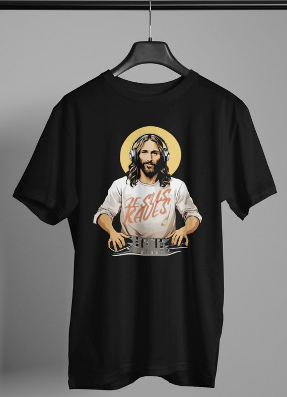 Funny Jesus DJ T-Shirt: Christian Humor Apparel
