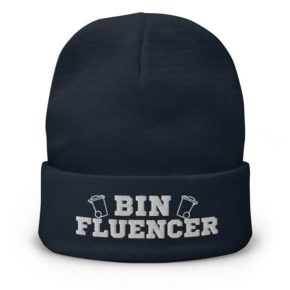 Binfluencer Embroidered Beanie: Sanitation Worker Gift - Etsy