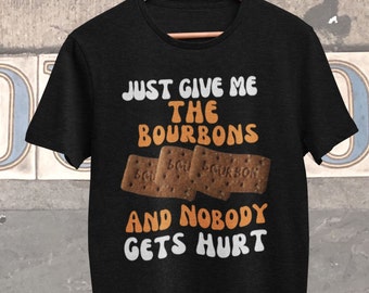 Funny Bourbon Biscuit T-Shirt - Snack Lover Tee